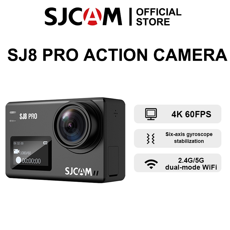  SJCAM Sj8pro Real 4k60fps Action Camera with 2.33