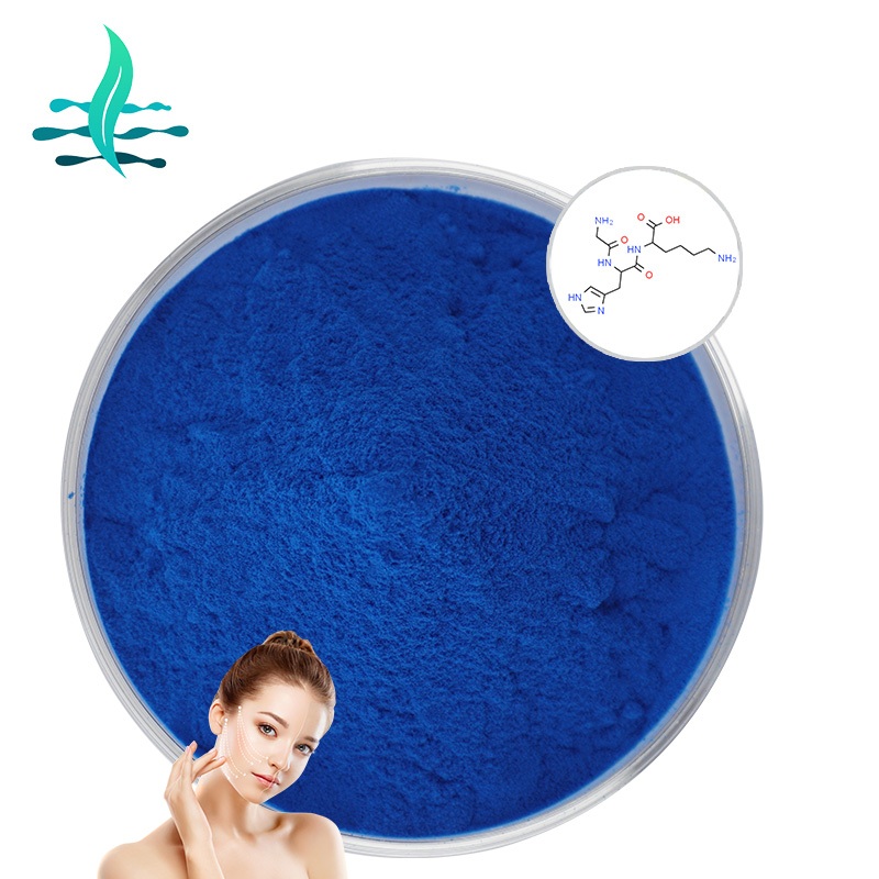 Supply cosmetics raw material blue copper peptide GHK-Cu 99% Copper  Tripeptide-1 | Shopee Singapore