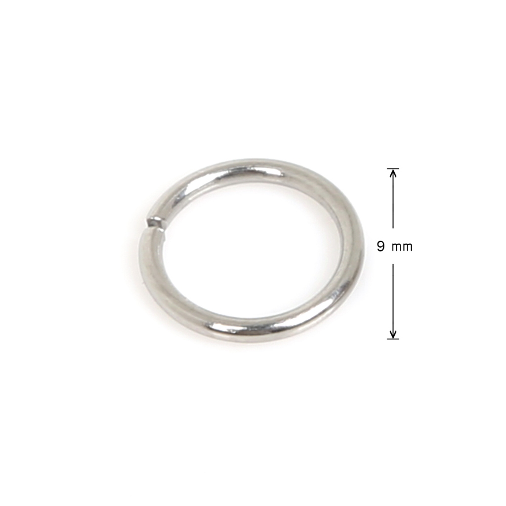 200Pcs 4/5/6//7/8/9/10mm Stainless Steel Jump Rings for Jewelry Craft ...