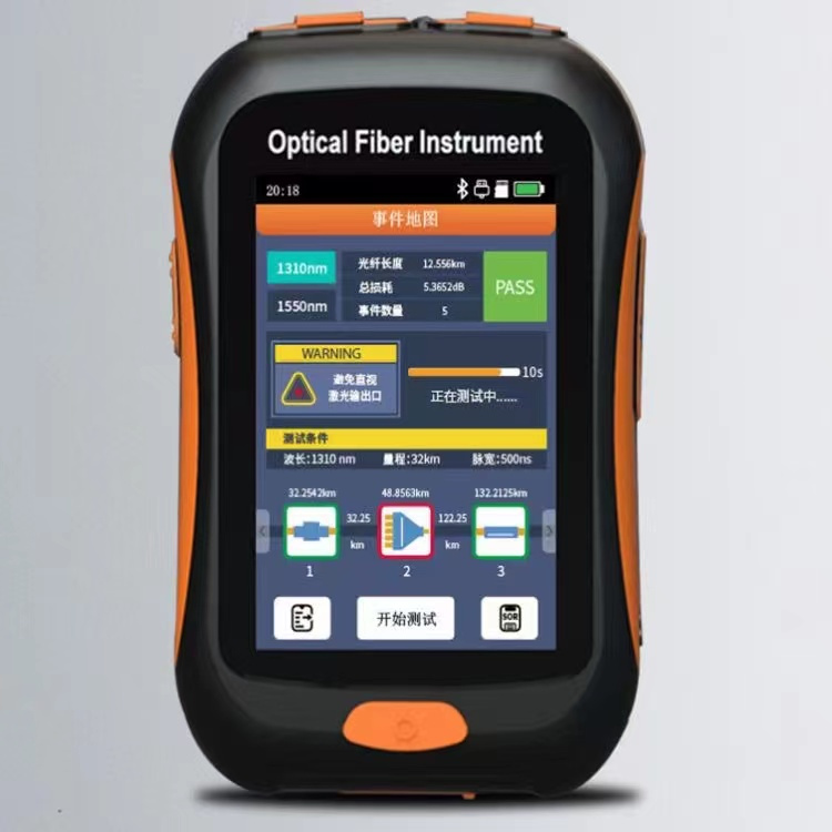 Measure Active Live Test Touch Screen OTDR FTTH 1550nm Optical Fiber ...