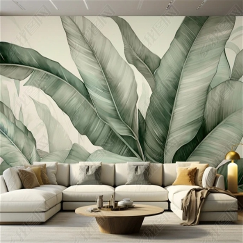 3D Banana Leaf WC04 Wall Murals