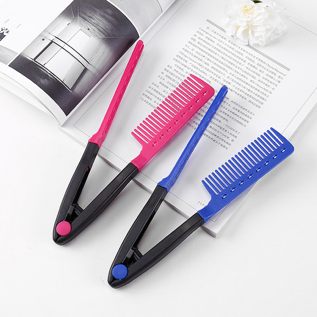 Hairdressing Tools New Style VShaped ClipOn Hairdressing Styling Comb