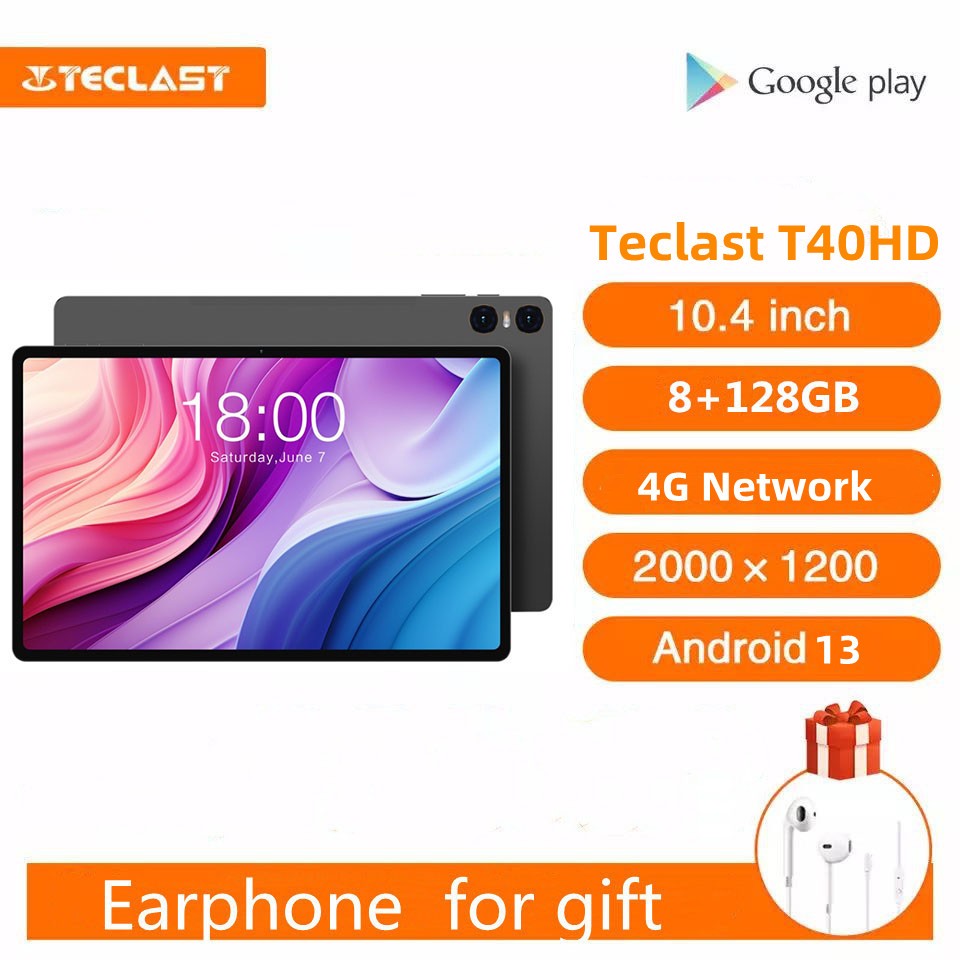 【new】teclast T40hd Tablet Max 16gb128gb 1036 Android 13 2000x1200 Unisoc T606 Octa Core 4g 3287