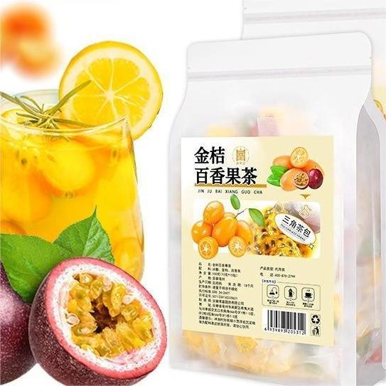 Kumquat Passion Fruit Tea Triangle Tea Bag Flower Fruit Tea 15 Bags