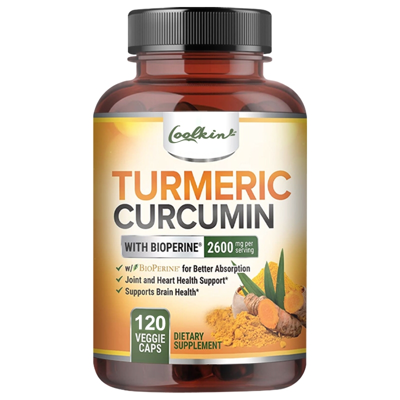 Turmeric Powder Curcumin Supplement with Black Pepper Extract 1300 mg