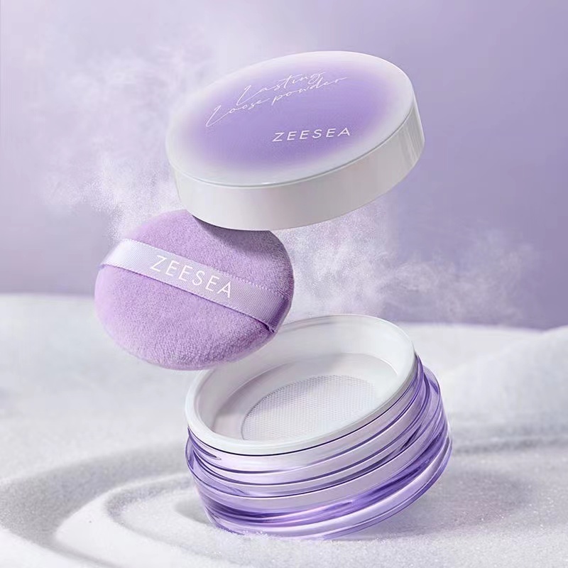 ZEESEA Nourishing Little Purple Soft Mist Powder Loose Powder Setting ...