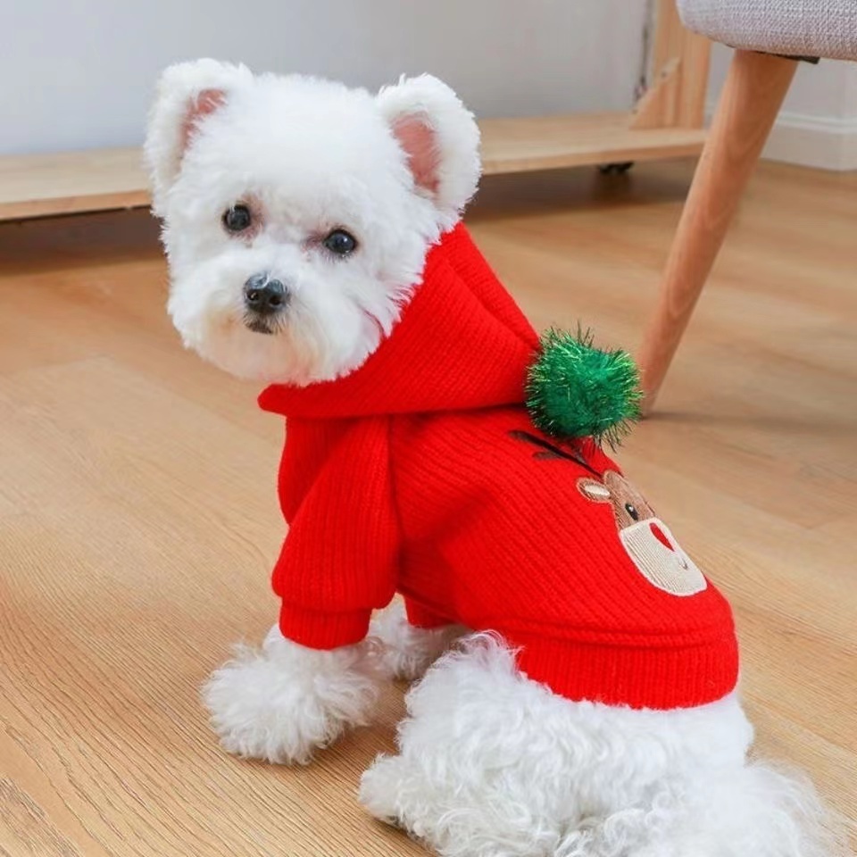 Dog Christmas Clothes Cute Dog Dress Small Dog Costume Pet Clothes