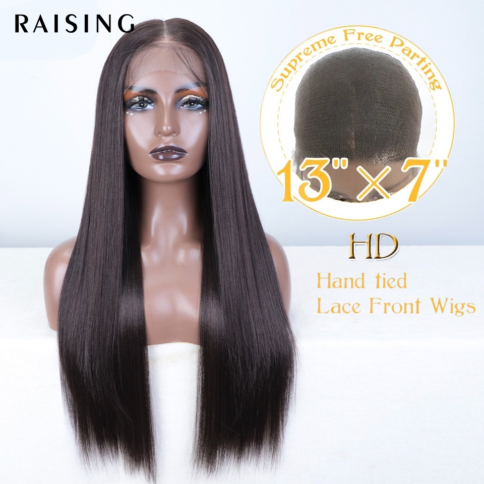 30 inch synthetic top lace front wig