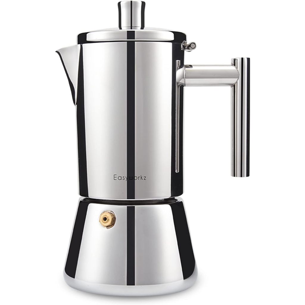 Espresso Maker, 3 Espresso Cups Moka Pot - 5 Oz (150ml) Manual Cuban Coffee  Filter Maker Premium Aluminum Mocha Italian Espresso Greek Coffee