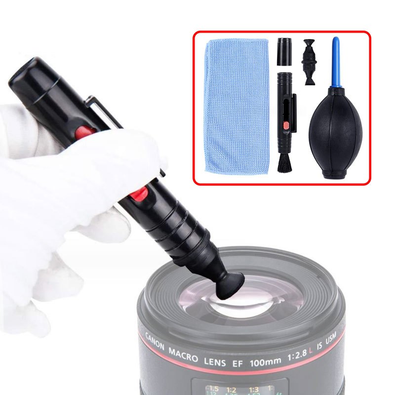 Universal Camera Cleaner Kit Tools 3IN1 Clean Lens Dust Cloth Brush ...