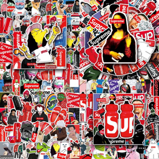 1 PCS SUPREME STICKER FOR CARS(FAMOUS)UNIVERSAL