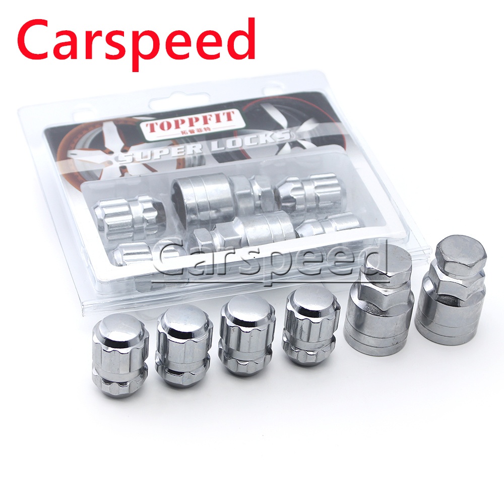 AntiTheft Tire Wheel Lug Nuts Security Spline Type Steel Car Wheel Rim
