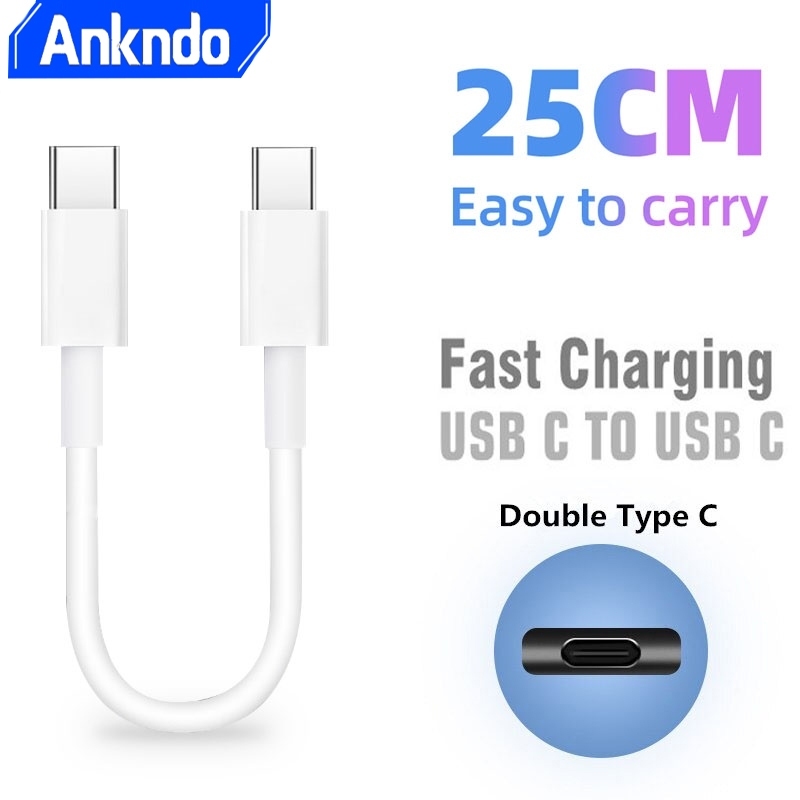 Ankndo Cm Charger Data Cable Usb C To Usb C Fast Charging For Xiaomi