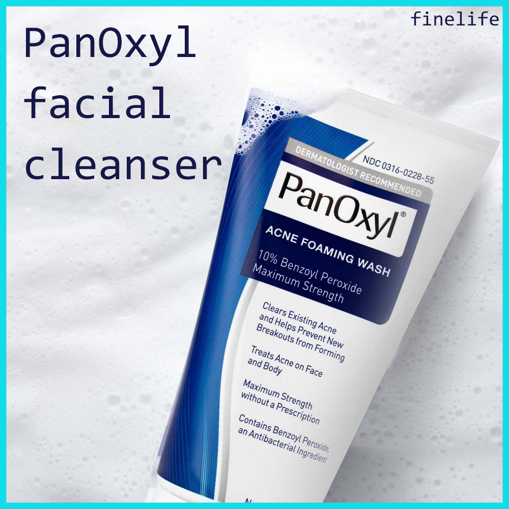 PanOxyl Facial Cleanser Acne Cleansing 10 Benzoyl Peroxide Maximum