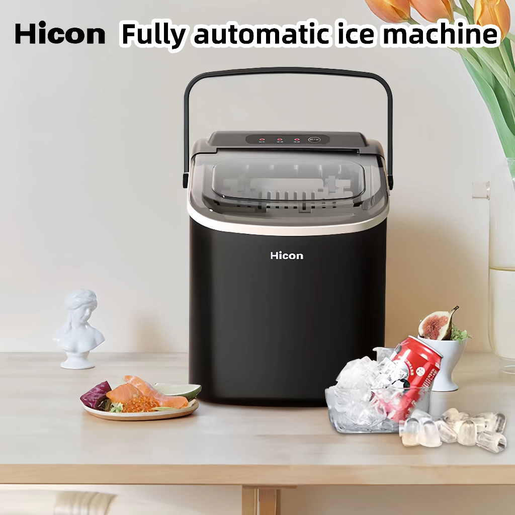 Hicon Ice Maker Fully automatic ice cube making machine 15kg Small Milk