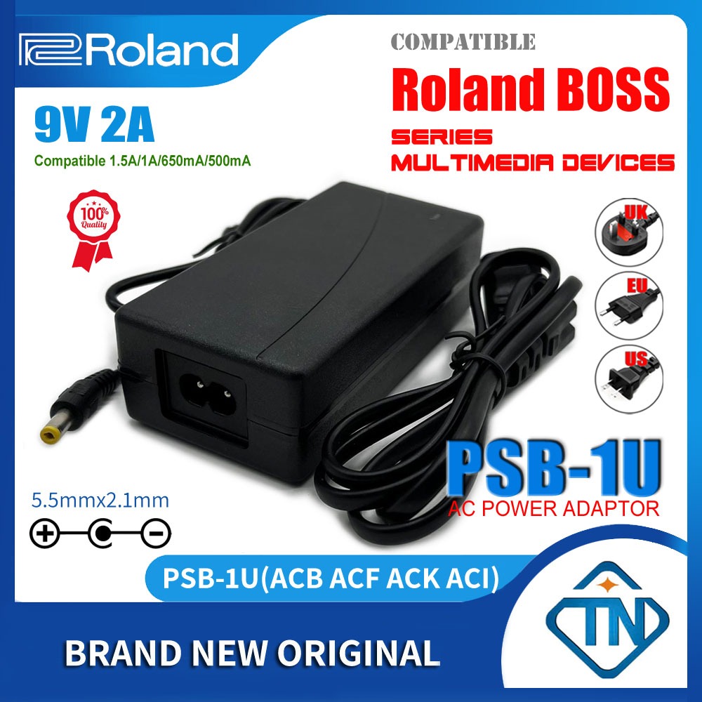 9V 2A AC DC Adapter PSB-1U ACF-120 ACI-120 for Roland CD-01A CD-2 E/I/U ...