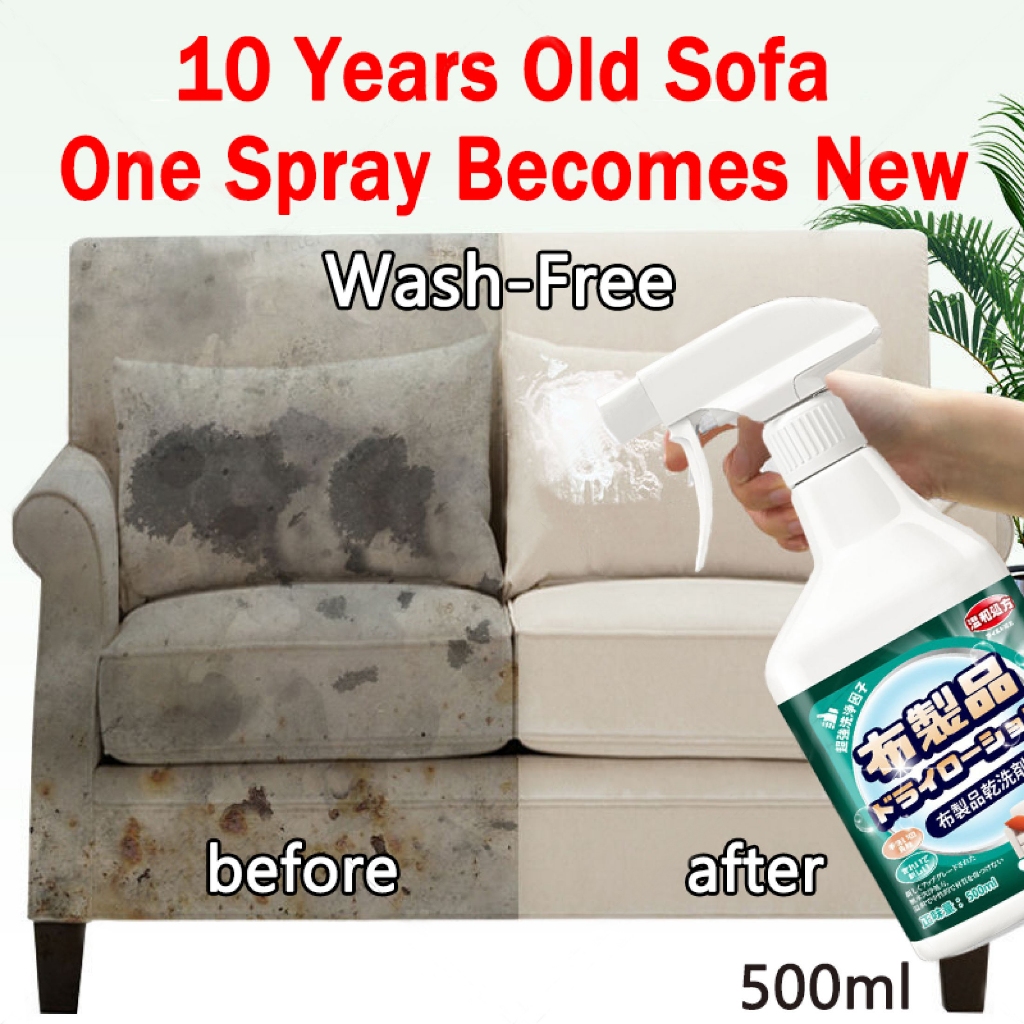 【SG Stock】Japan 99.9% Anti-Bacterial Fabric Sofa Cleaner 500ML All Kind ...