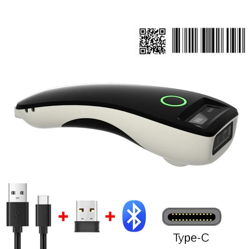 🔥🔥🔥[Long battery life]NEW Barcode Scanner W6 C70 Wireless 1D 2D CMOS ...