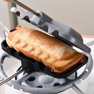 Hot Sandwich Maker, Hot Dog Toaster, Double-Sided Sandwich Baking Pan,  Double Sided Frying Pan, Grilled Cheese Maker Nonstick Sandwich Maker Flip