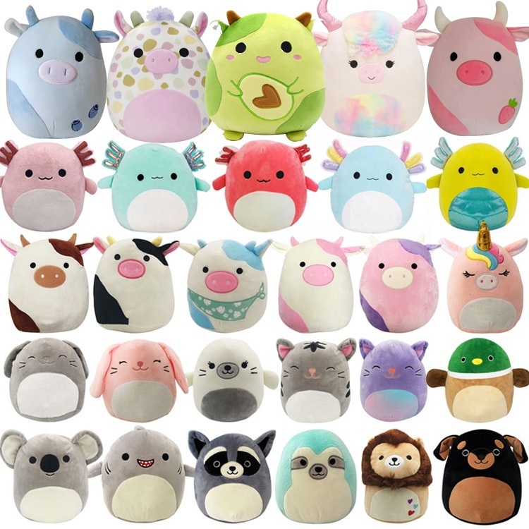 20cm Squishmallows Stuffed Plushie Toys Axolotl Teal Green Pink ...