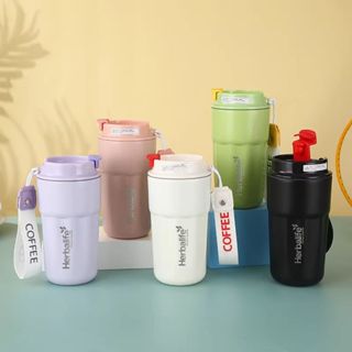 Personalized Customization Herbalife Smoothie Cup Leakproof Cup Shake Cup  With Scale 700ml Blender Cup Hand Coffee Cup Sports Bottle 