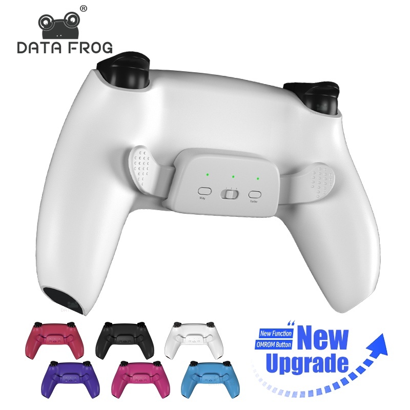 Data Frog Back Button For PS5 Controller Back Paddles With Remap kit For  PlayStation 5 Gamepad Turbo Firing Function 010-030