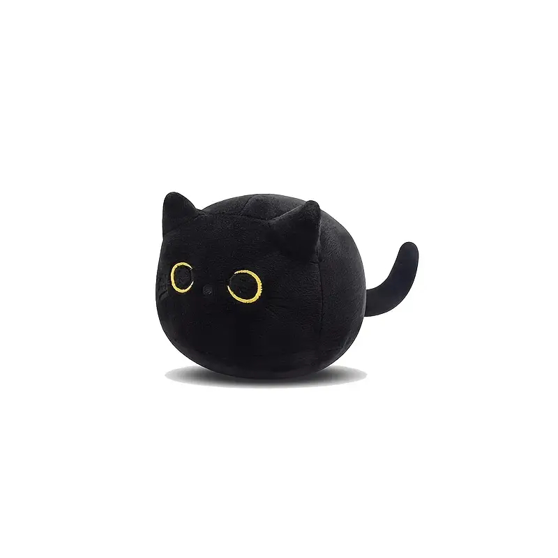 Adorable Plush Black Cat Stuffed Toy Perfect Birthday Gift For Kids Festival Decor Thanksgiving Christmas Gift Shopee Singapore