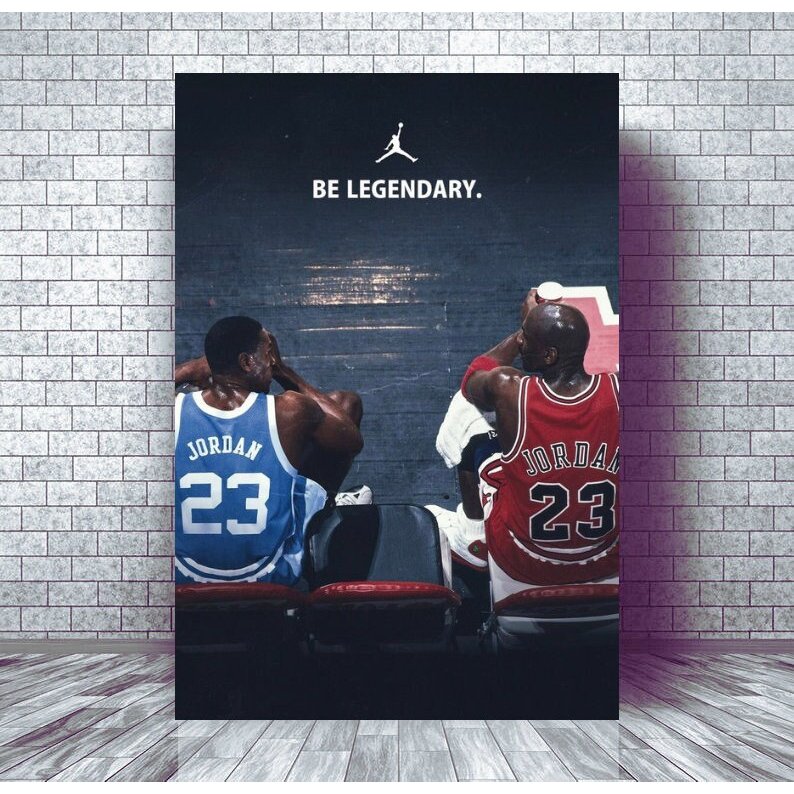 Michael Jordan Kobe Pictures Wall Art Canvas Prints Poster Bulls