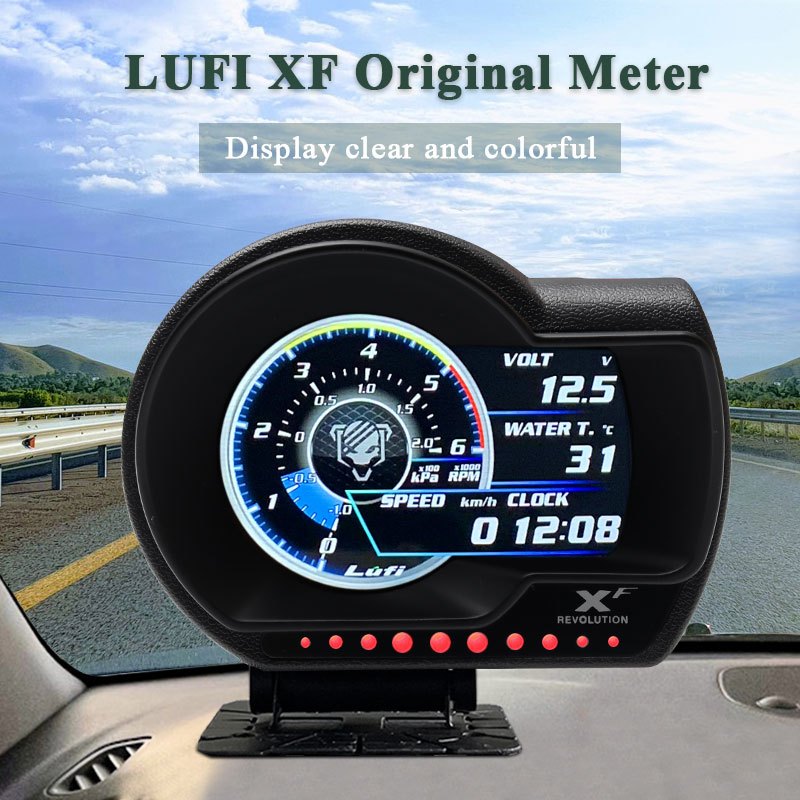 Original Lufi XF revolution OBD OBD2 meter Smart Digital Multi