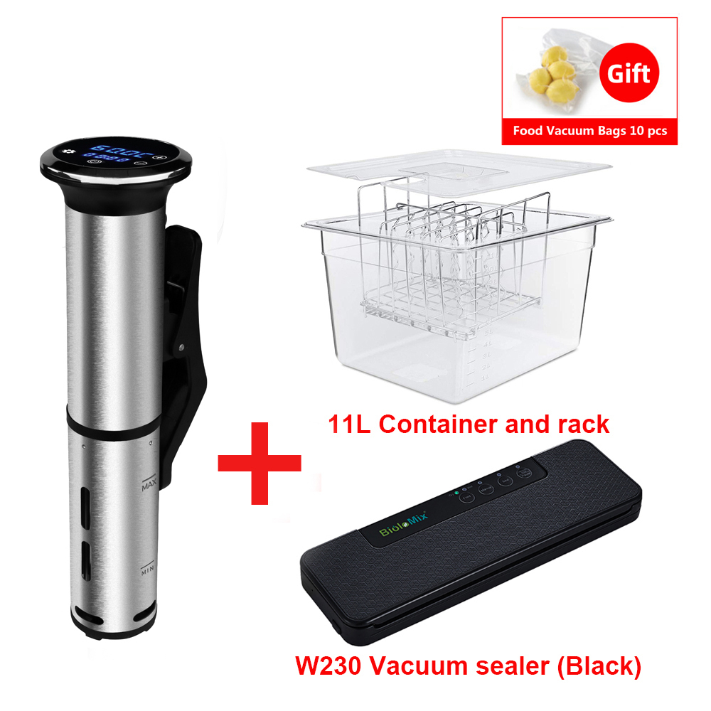 Sous Vide Container and Stainless Steel Sous Vide Rack - 11L