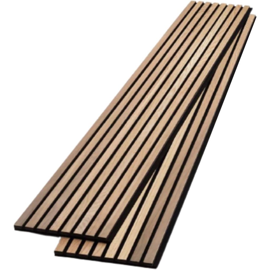 8pcs 120x30cm Acoustic Wood Slat Wall Panel Modern Panels for Wall 3D