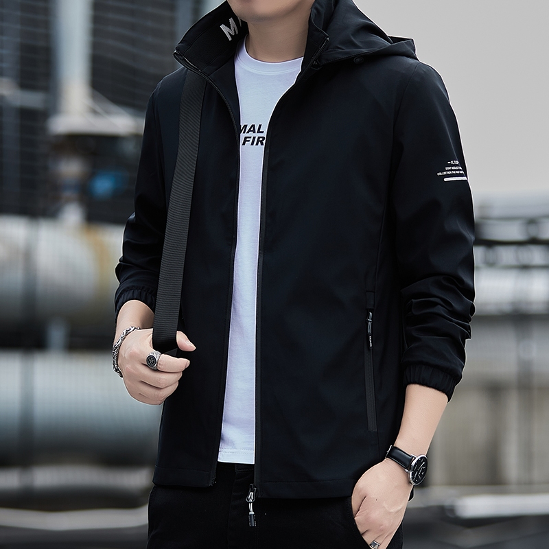 Warm jacket hot sale with hood