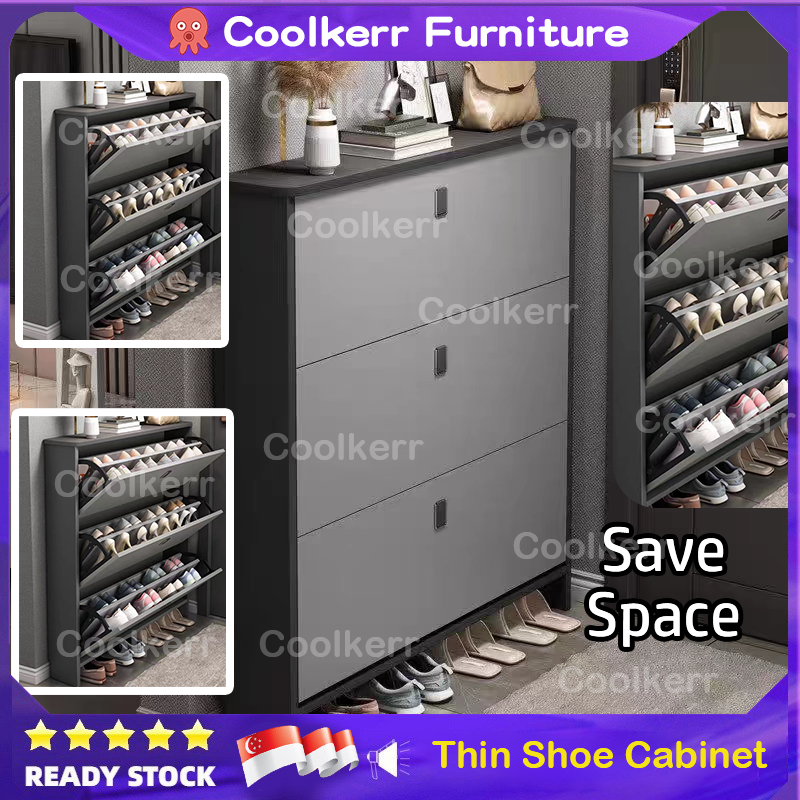 🔥SG Ready Stock🔥Upgrade Double Layer Shoe 17/24cm Shoe Rack