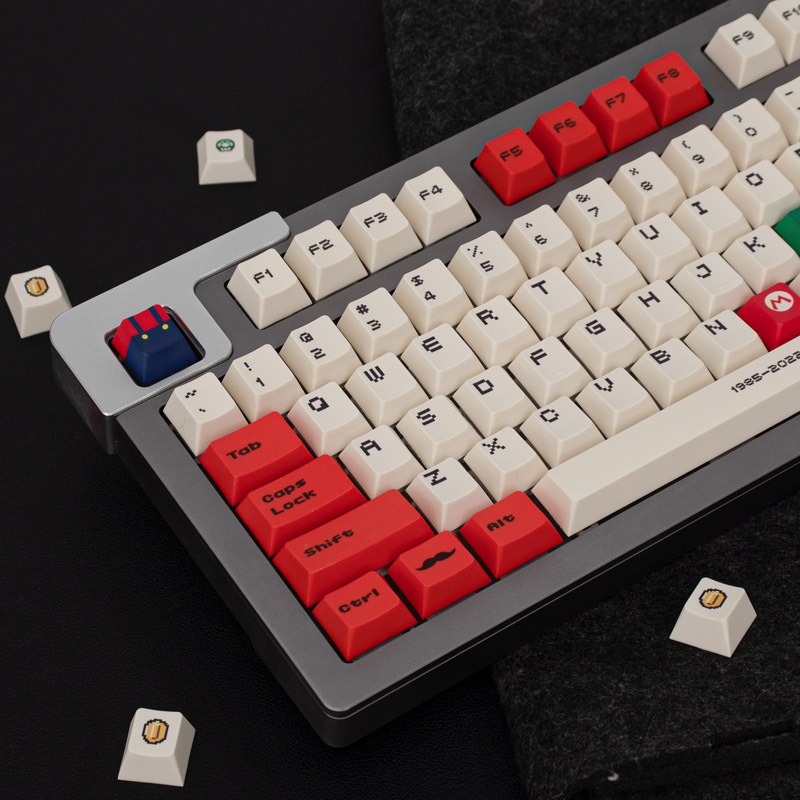 Mario Keycaps PBT Dye-sub OEM Profile Keycap Custom Keycaps | Shopee ...