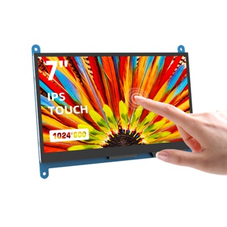 10 Bit Ips Monitor7-inch Ips Touch Screen Monitor 1024x600 Hdmi For Laptop  & Pc