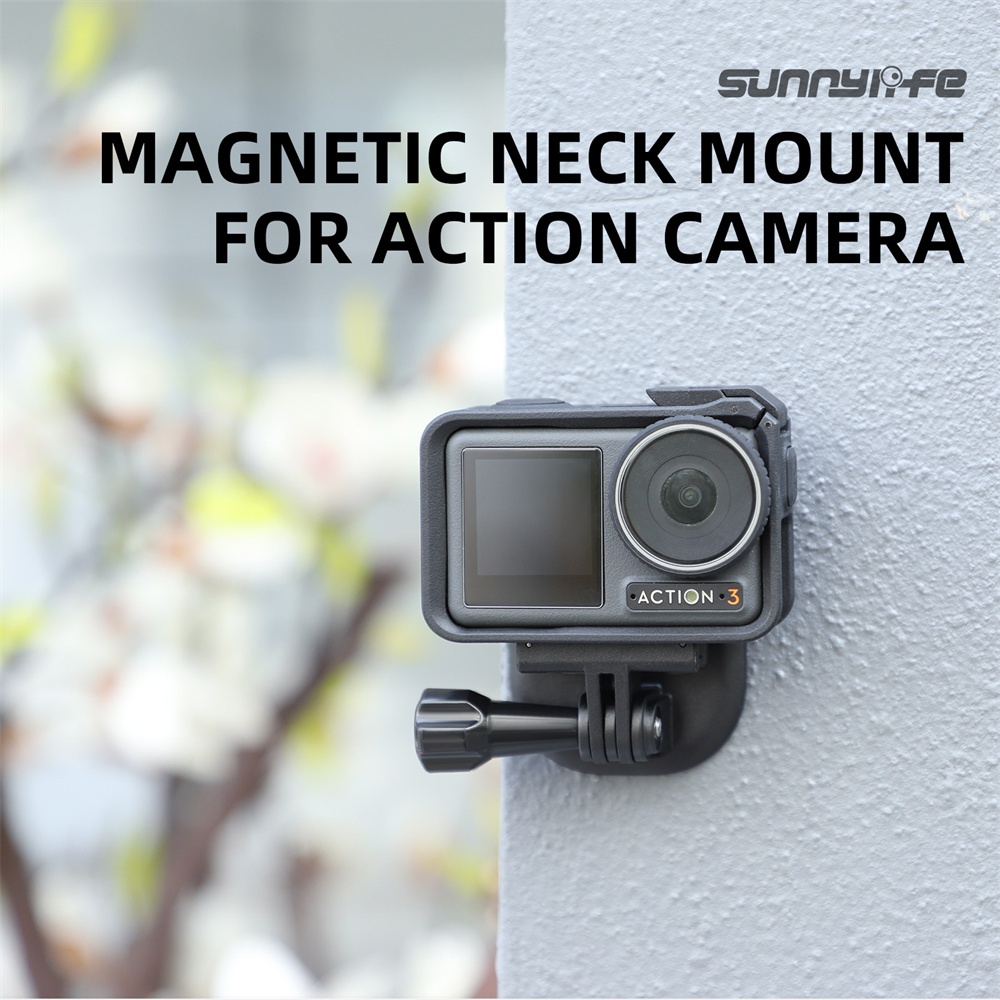 Magnetic Snap Action Camera Mount For Gopro Hero 11/10/9/8/7/6/5/mini,  Insta360 Series, Dji Osmo Action,iphone Android, 360 Chest Body Strap  Accessori