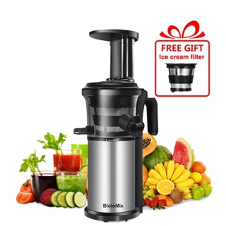 2023 Mini Slow Juicer Screw Cold Press Extractor Patented Filter-Free  Electric Fruit Vegetable Juicer Machine Modle-Portabable