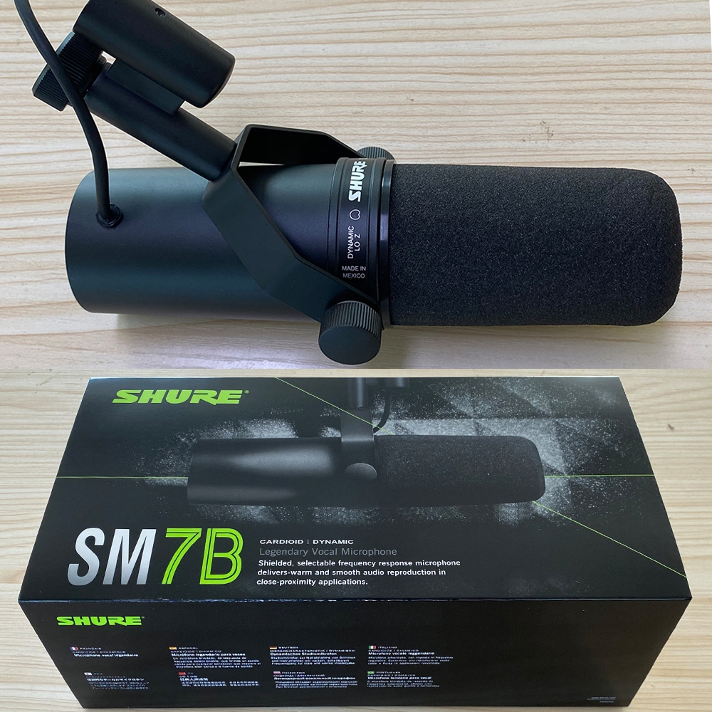 Shure sm7b professional cardioid dynamic Studio microphone for live