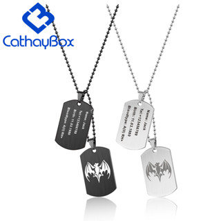 Mens dog tag hot sale necklaces personalized