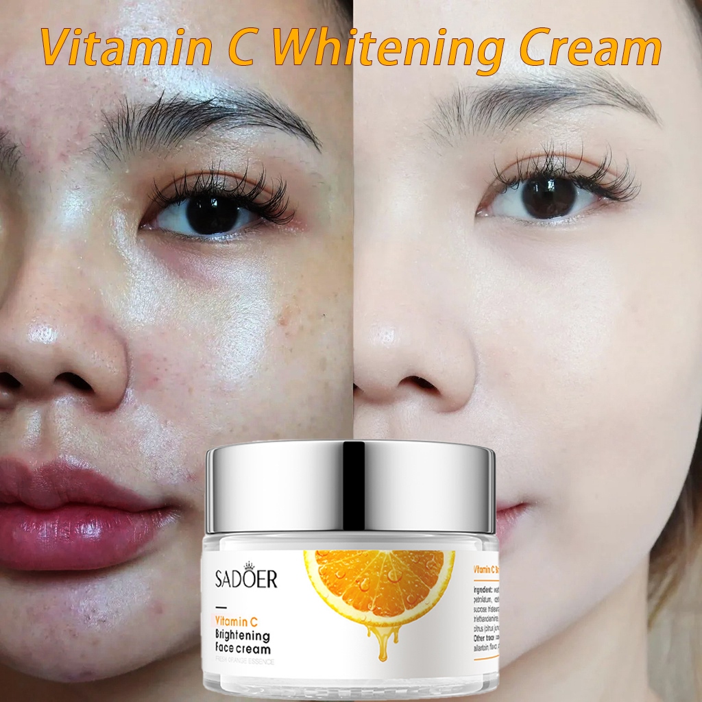 SADOER Vitamin C Whitening Cream Brightening Cream Refreshing ...