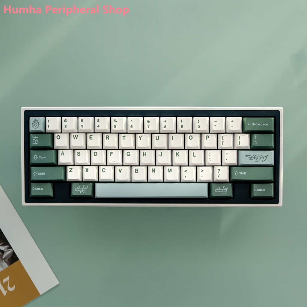 Humha Botanical keycap PBT material Dye-Sublimation Cherry profile ...