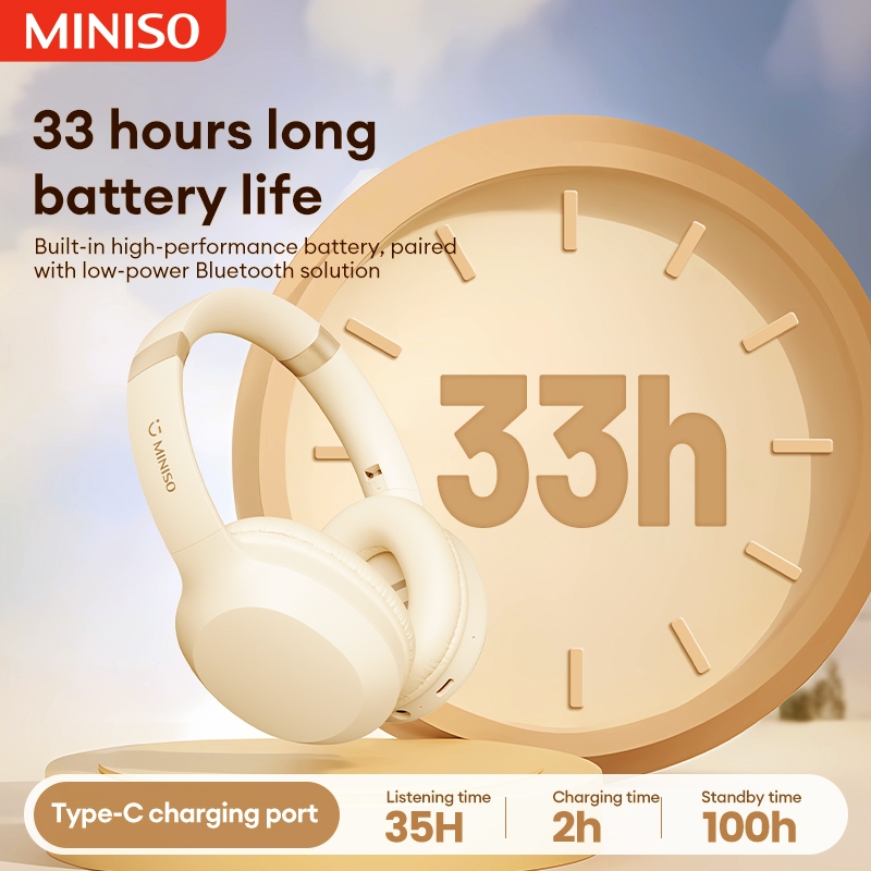 Miniso headphones outlet bluetooth price