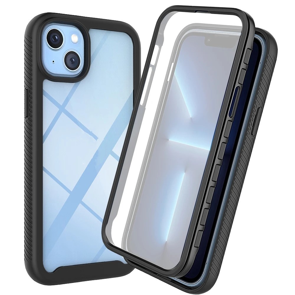 360 Full Body Protection Screen Protector Transparent Case For iPhone ...