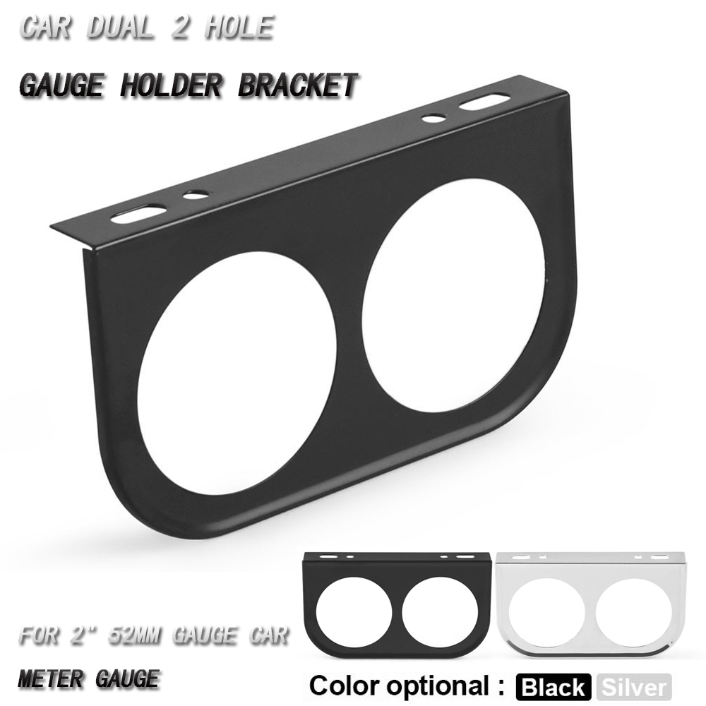 Car Dual 2 Hole Gauge Holder Bracket For 2