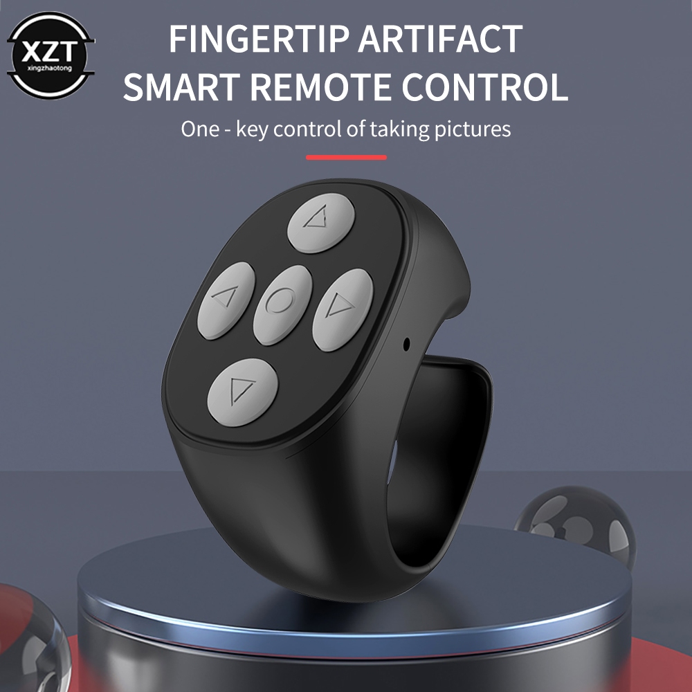 Wireless bluetooth vibrato ring remote control mobile phone bluetooth photo  turn page like remotely controller