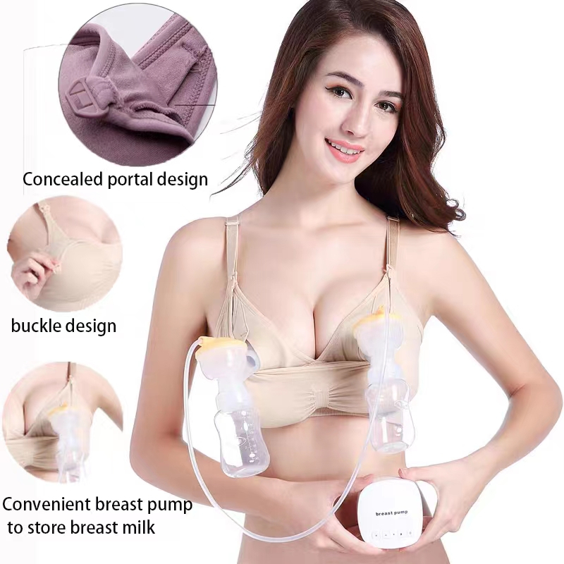 Front Buckle Underwear No Steel Ring Anti-sagging Breastfeeding