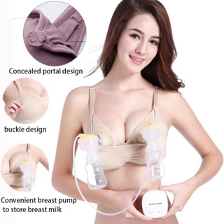 Sexy Steel Milk up Lace Front Bra Buckle Breast r Sleep No Ring Gathe  Sports Bra Low Support at  Women's Clothing store