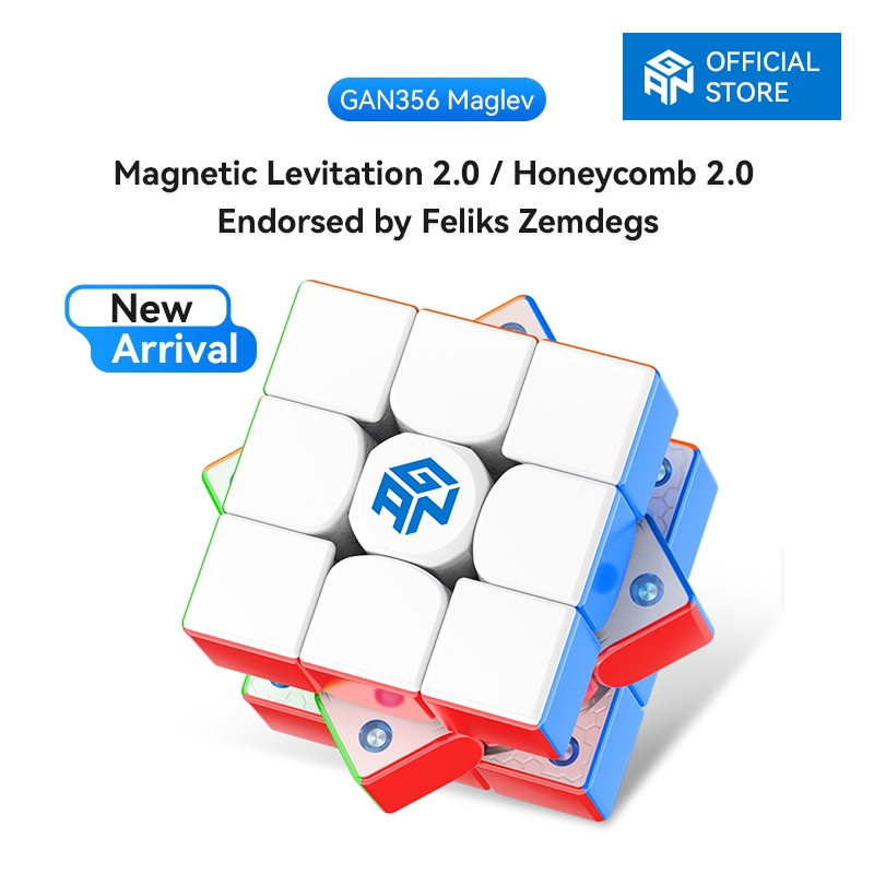 GAN 356 Maglev Magnetic Speed Cube Smooth for Competition Cube 3x3 ...