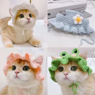 1pc Cute Pet Fruit Headgear, Cat Hat, Cat Headwear, Pet Birthday