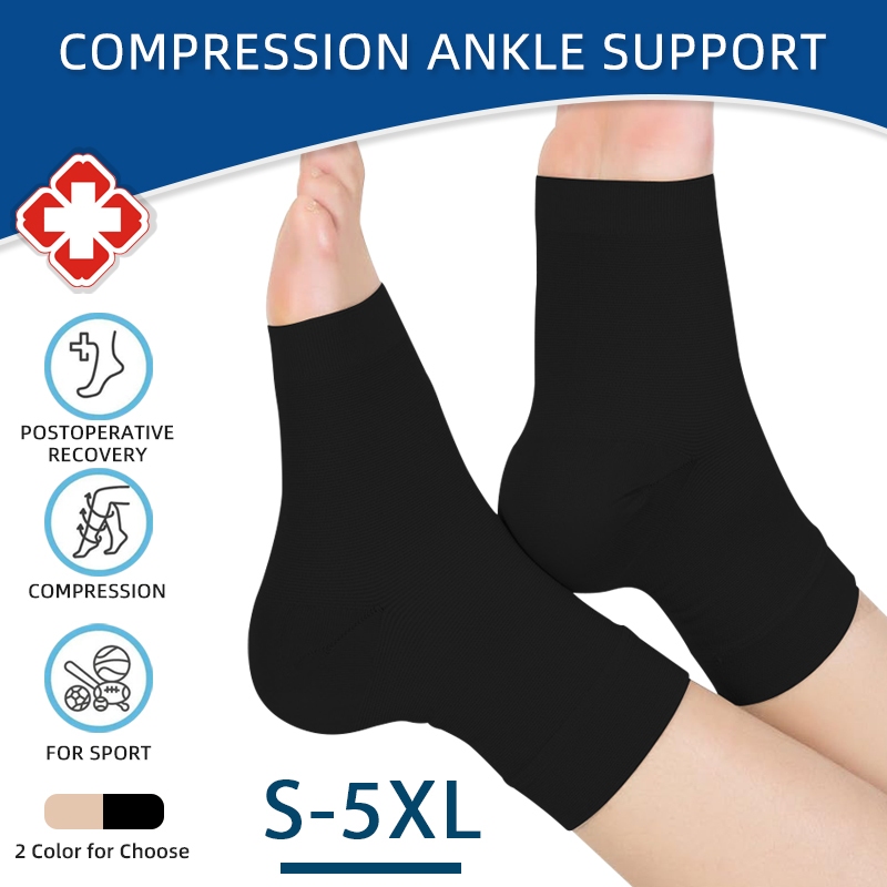 Pair Medical Compression Ankle Socks Men and Women Outdoor
